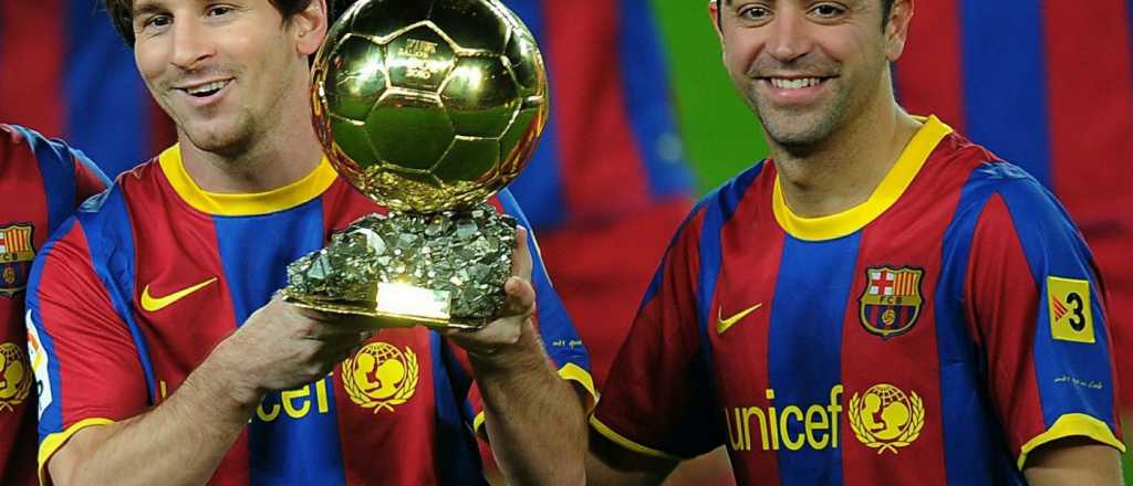 Imperdible: la carta de Xavi a Messi luego del quinto Bal&oacute;n de Oro