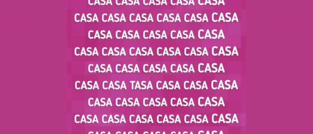 Sopa de letras: &iquest;pod&eacute;s encontrar la palabra "tasa" en segundos?