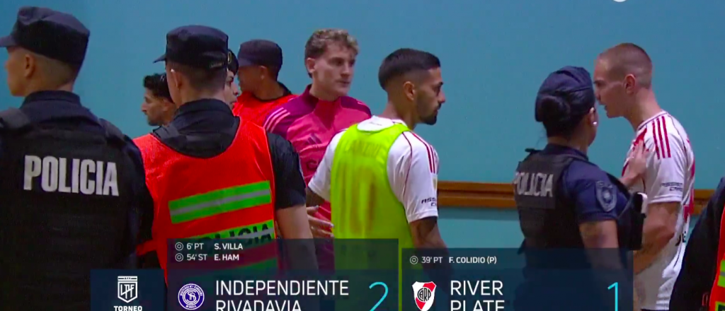 El escándalo del final entre la Lepra y River: empujones y puñetazos