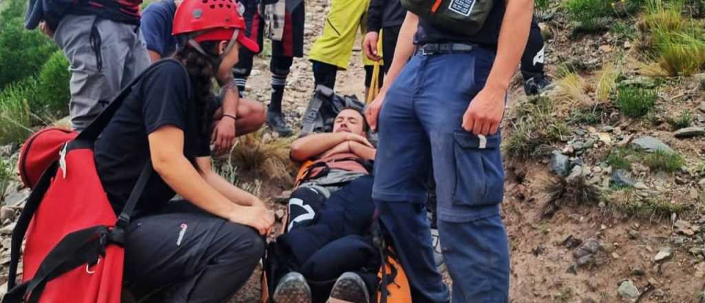 Rescataron en Alta Monta&ntilde;a a un endurista que se fractur&oacute;