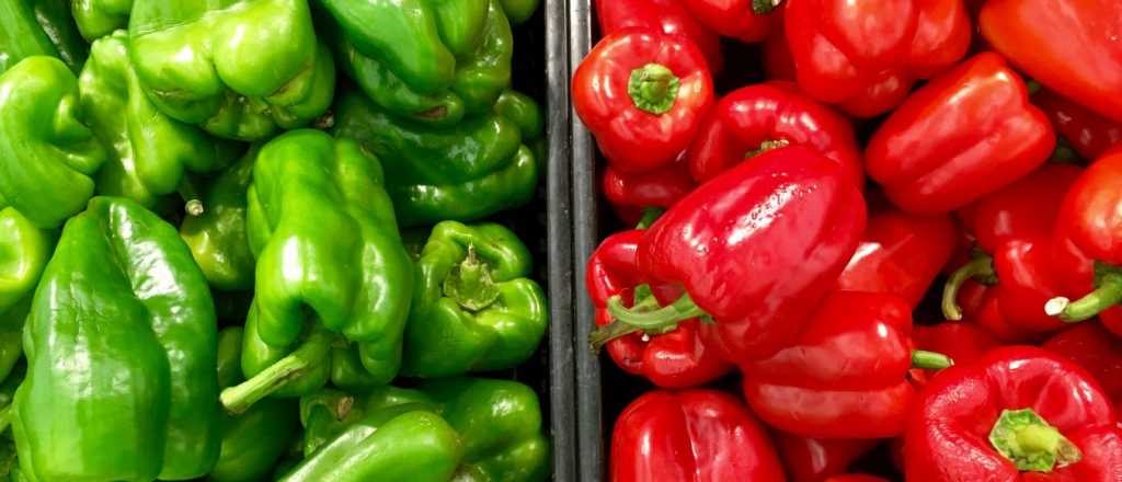&iquest;Cu&aacute;les son las diferencias entre el pimiento rojo y el verde? 