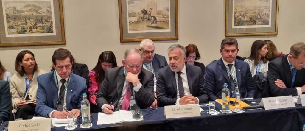 Cornejo en Bruselas: reuni&oacute;n imprevista con funcionario af&iacute;n a Macron