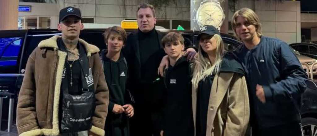 Wanda Nara, Maxi L&oacute;pez y L-Gante juntos en Europa 