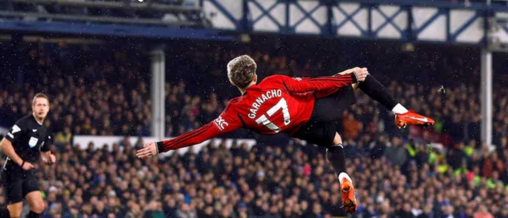 Garnacho gan&oacute; el premio Puskas al mejor gol del a&ntilde;o