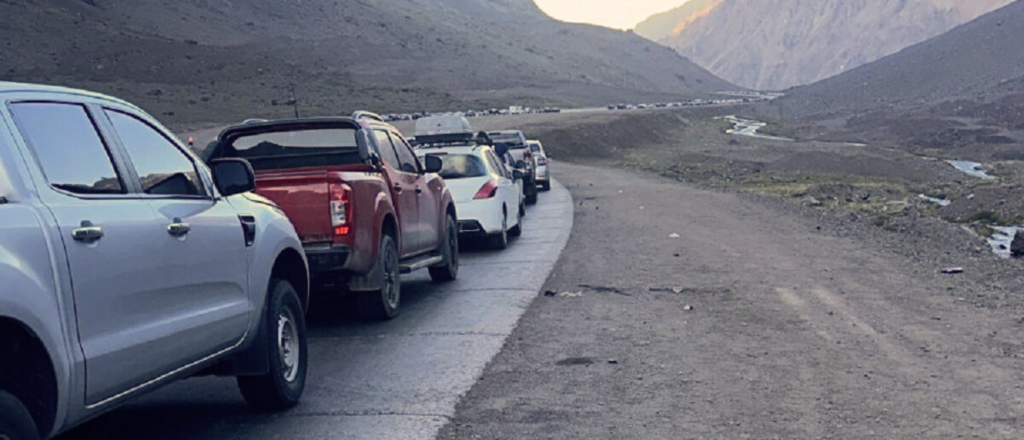 Habilitaron la ruta 7 y la demora es de una hora y media para cruzar a Chile