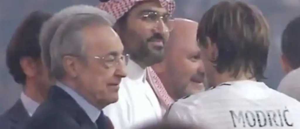 La ins&oacute;lita frase de Florentino a Modric tras la humillaci&oacute;n del Barcelona