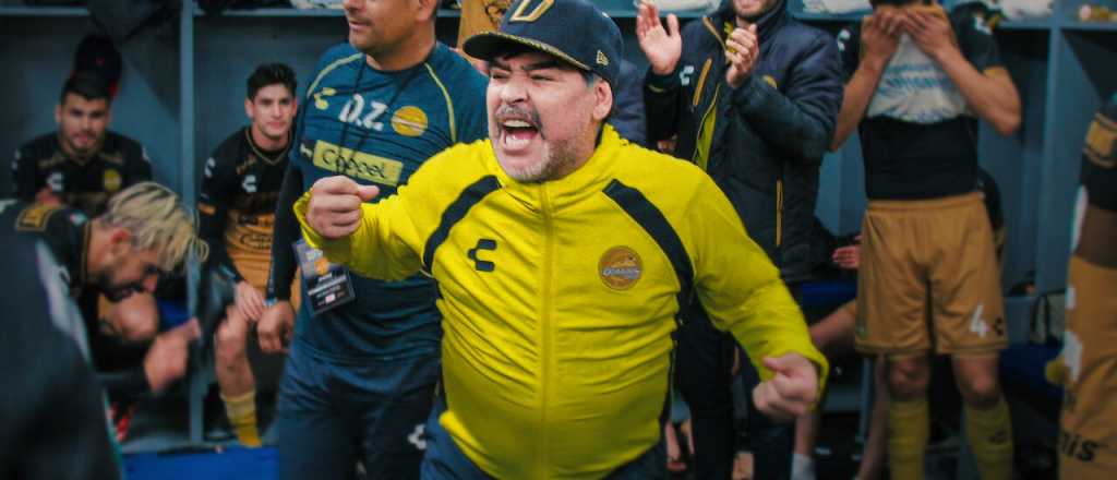 Un club mexicano record&oacute; a Maradona con un video conmovedor
