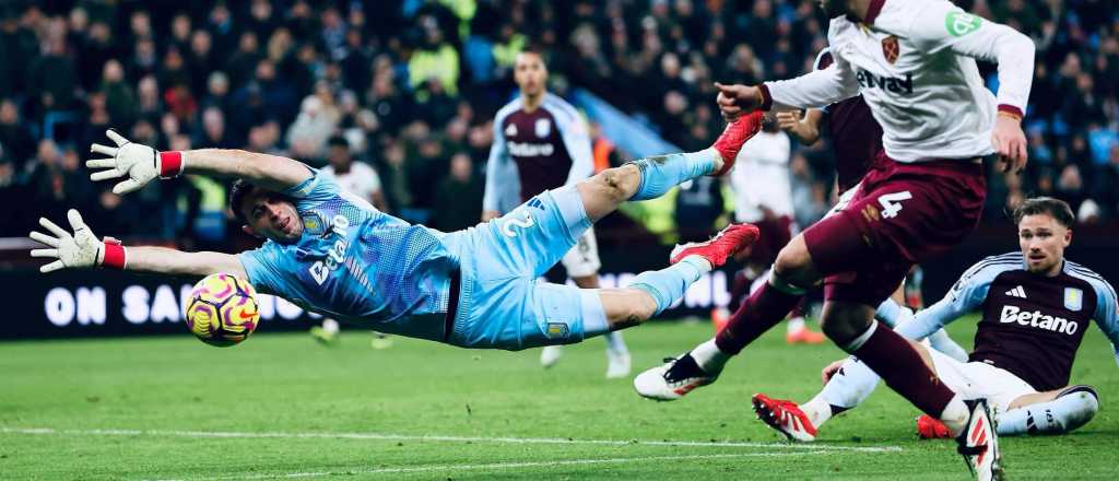 "&iexcl;Frustrante!": la bronca del Dibu tras el empate entre Aston Villa y West Ham