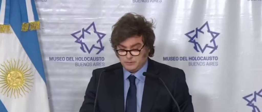 Video: Milei defendi&oacute; a Elon Musk en el Museo del Holocausto 