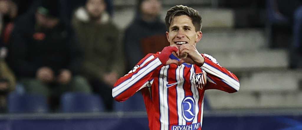 Video: con uno de Giuliano Simeone, el Atleti goleó y pasó a octavos