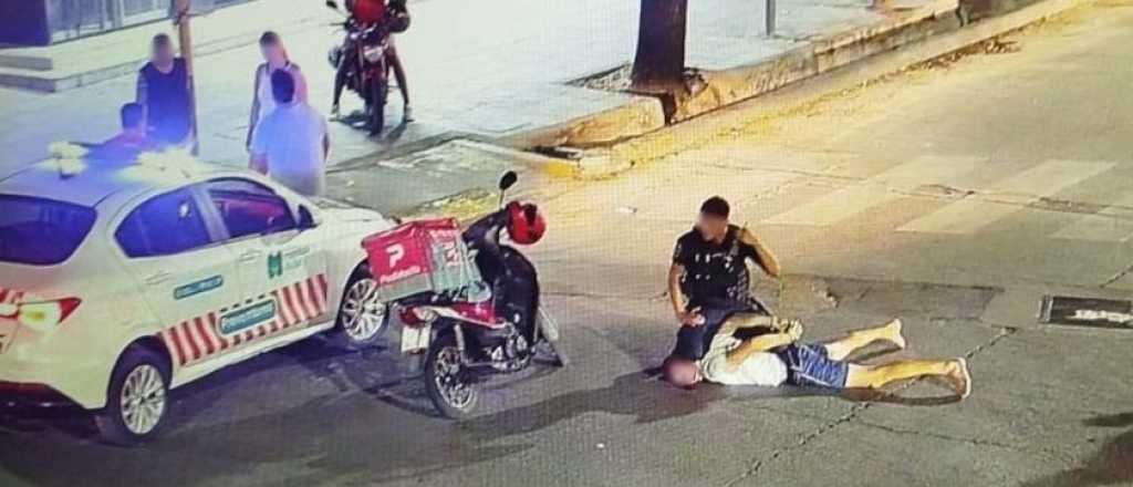 Motochorros fracasaron al intentar asaltar a una mujer en Ciudad