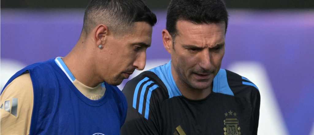 La tajante frase de Scaloni sobre el posible regreso de Di María