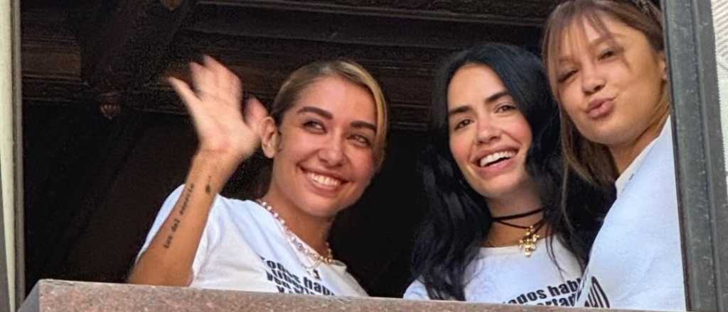 Lali y Mar&iacute;a Becerra dijeron presente en la marcha por los dichos de Milei