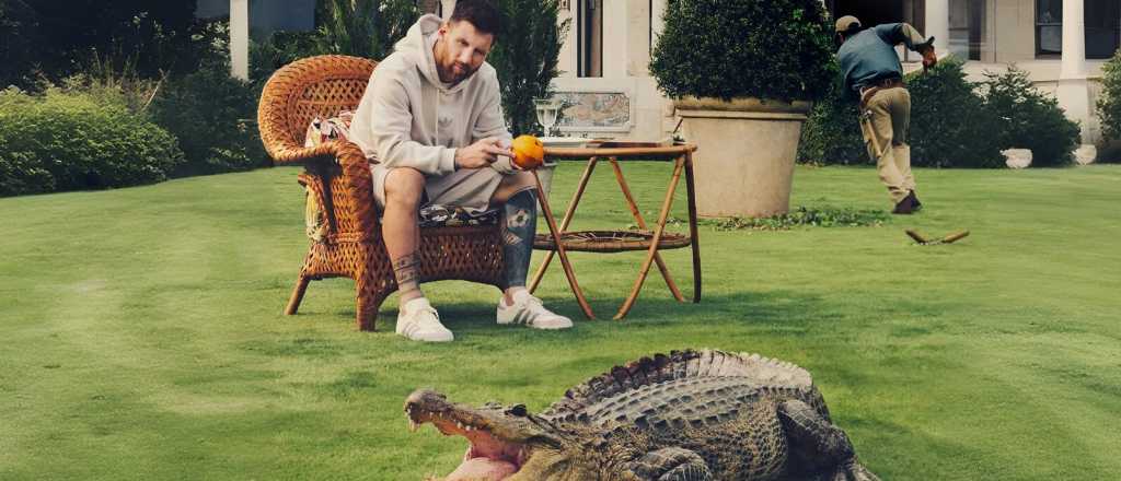 Tranquilo el tipo: la reacción de Messi ante la invasión de un cocodrilo