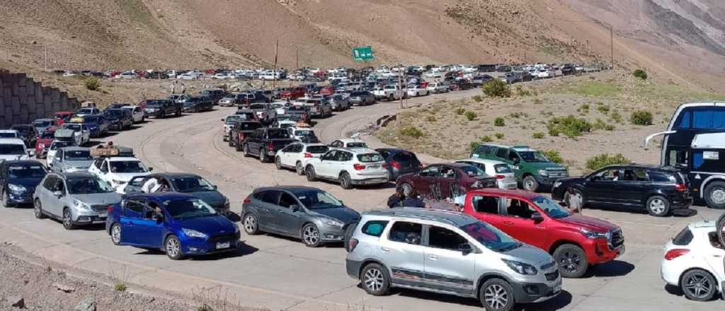 Se espera un "largo" regreso de quincena en el Paso Cristo Redentor