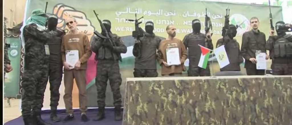 Hamas entreg&oacute; a otros tres rehenes israel&iacute;es totalmente desnutridos
