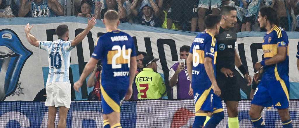 Racing venció a Boca en un clásico polémico