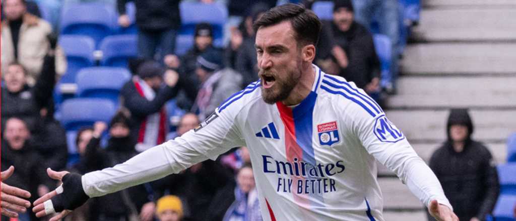 Video: lindo gol de Tagliafico en la paliza del Lyon al Reims