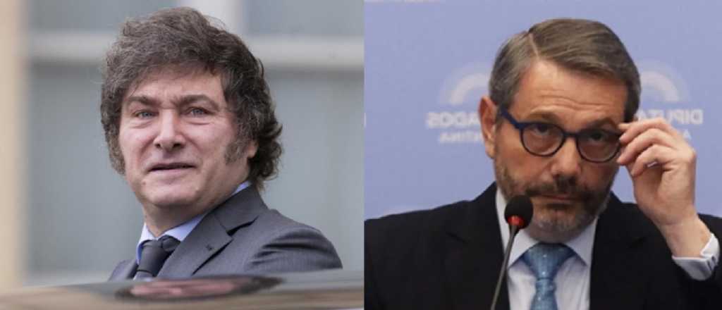 "Vol&oacute; por los aires", dijo Milei sobre De los Heros y puso nuevo titular en Anses