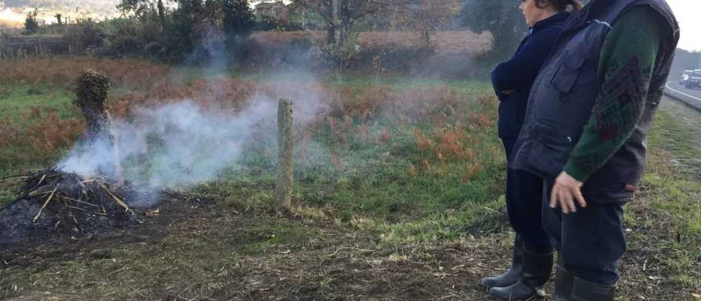 Sufri&oacute; quemaduras al prender fuego malezas en Rivadavia