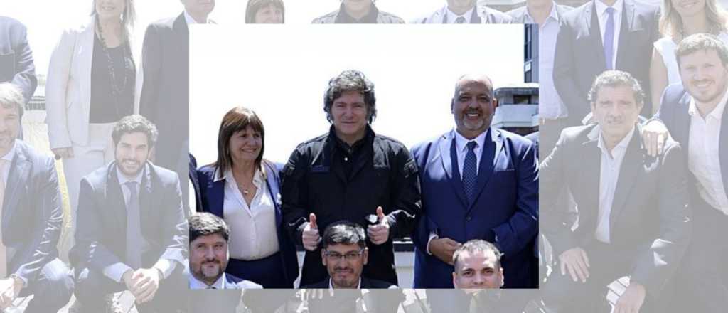 Milei, escoltado por Bullrich y el mendocino Majul