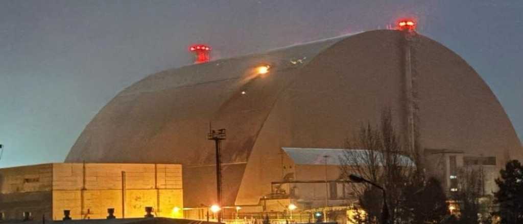 Un dron ruso dañó el sarcófago que protege al reactor de Chernobyl