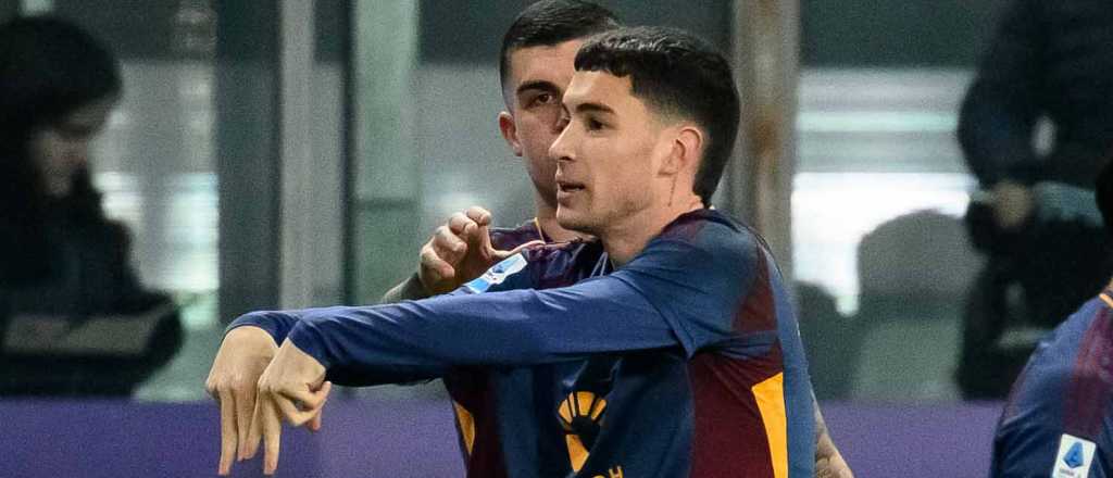 Video: golazo perfecto de Matías Soulé para el triunfo de la Roma