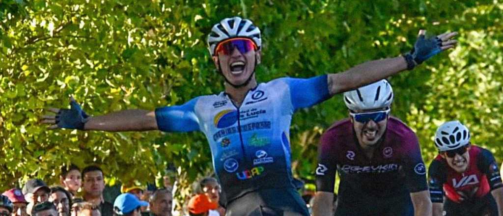 Tomás Moyano se quedó con la primera etapa de la Vuelta de Mendoza