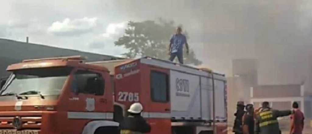 Incendio en un conocido local de Guaymallén