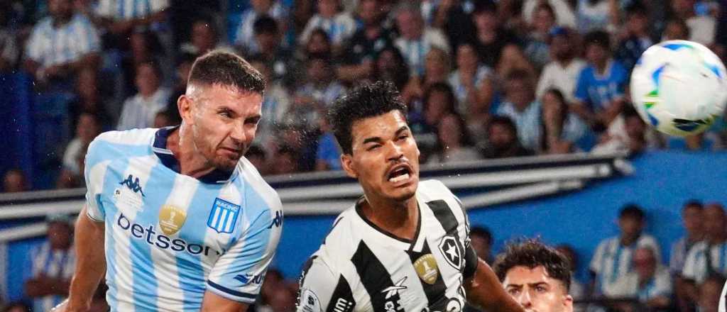 Racing peg&oacute; primero con un triunfazo en la final ante Botafogo