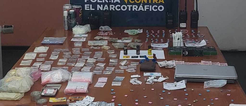Dos detenidos y secuestro de drogas por $20 millones en Gran Mendoza