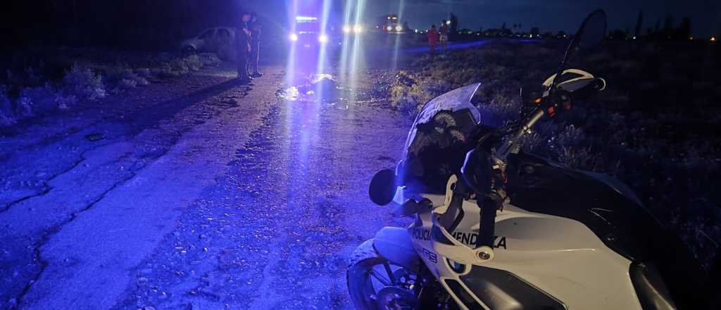 Un motociclista quedó internado por esquivar a un perro en Rivadavia