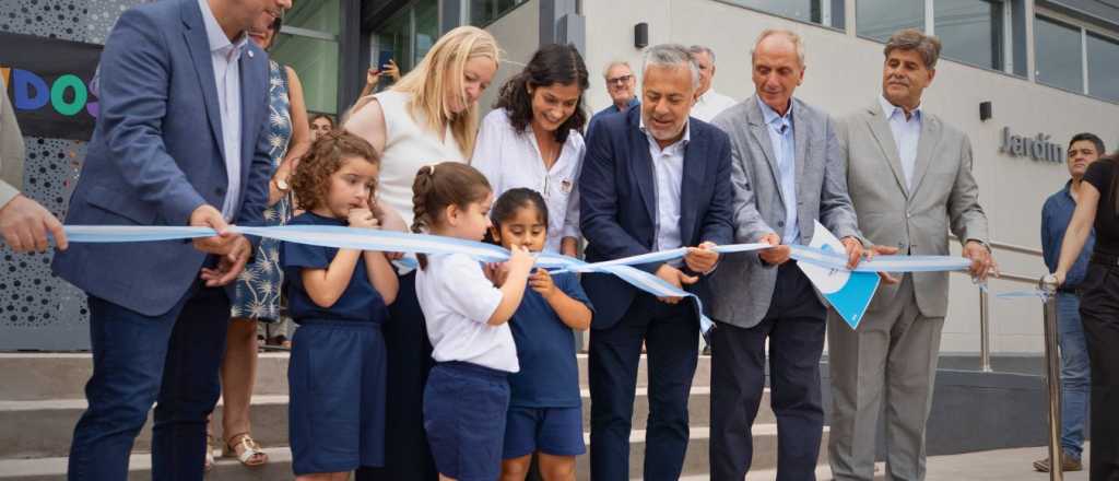 Cornejo eligió un jardín de San Martín para inaugurar el ciclo lectivo 2025