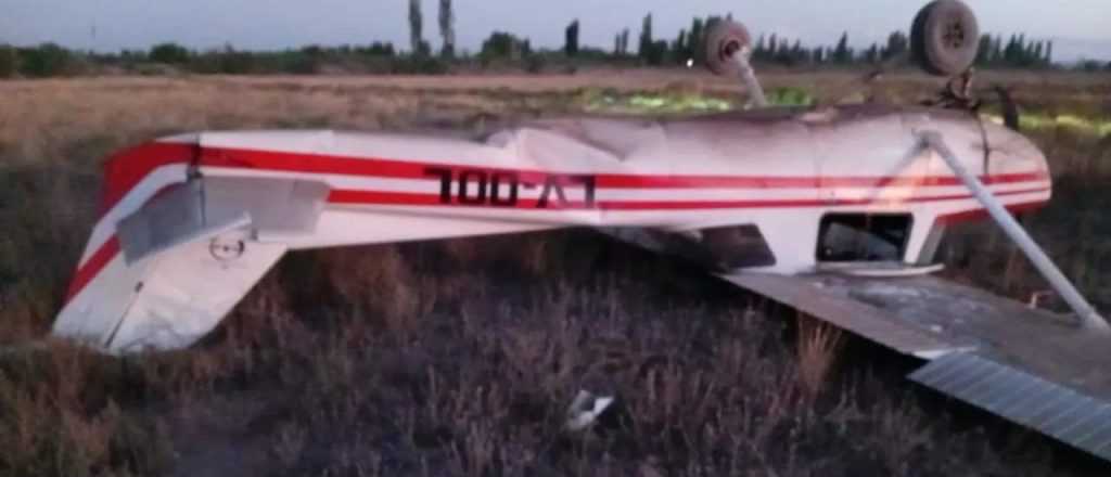 Un avión se estrelló en San Rafael