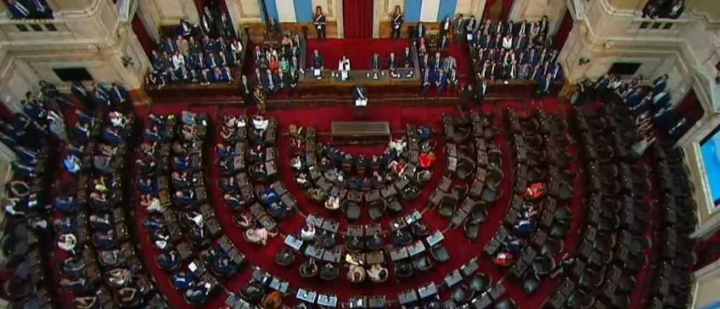 Semivacío: así lució el recinto mientras hablaba Milei