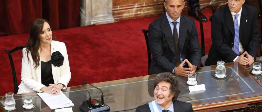 Milei congel&oacute; el salario de Villarruel, que hab&iacute;a dicho "me pagan chirolas" 