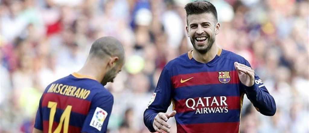 Las divertidas bromas entre Piqué y Mascherano