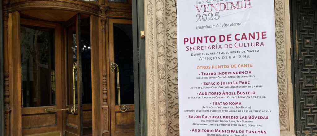 Comenzó el canje de entradas para la Vendimia