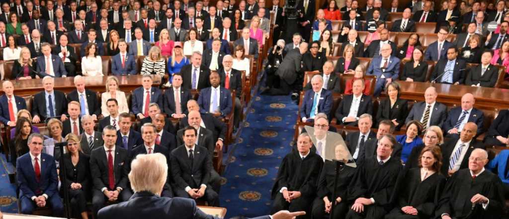 Segundo mandato: Trump dio su primer discurso ante el Congreso