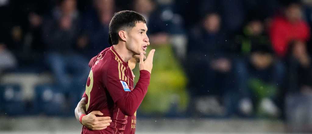 Video: con un golazo, Matías Soulé le dio el triunfo a la Roma