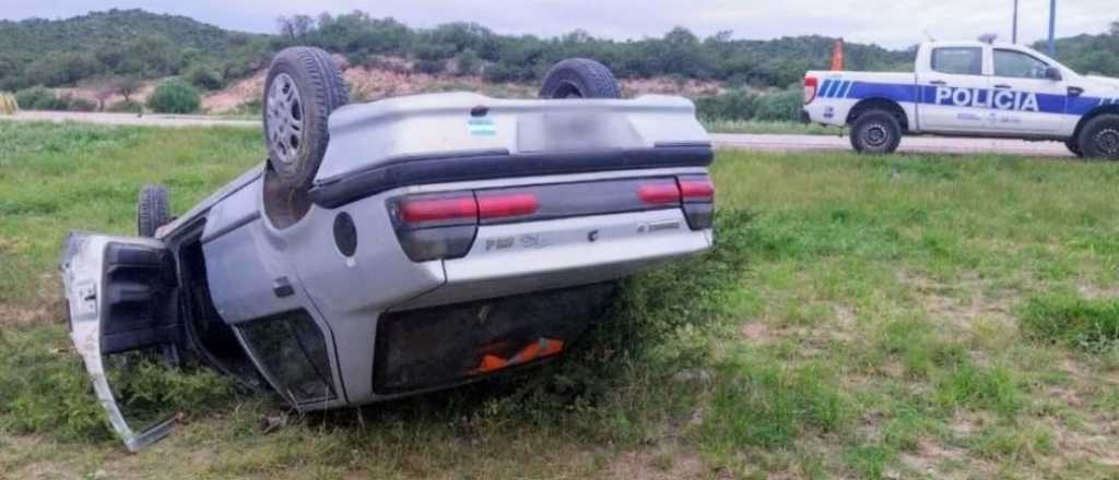 Dos mendocinas volcaron en San Luis