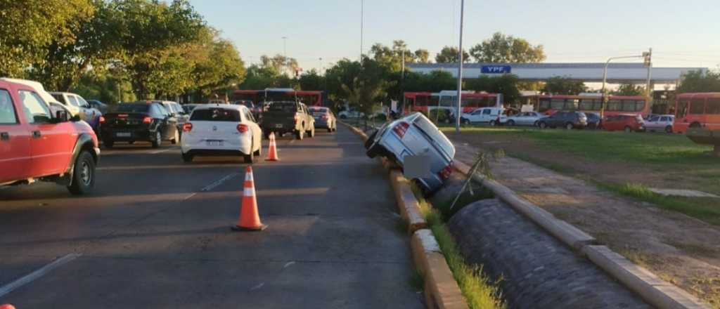 Un borracho volcó cerca de la Terminal: tenía casi 3 g/l de alcohol en sangre