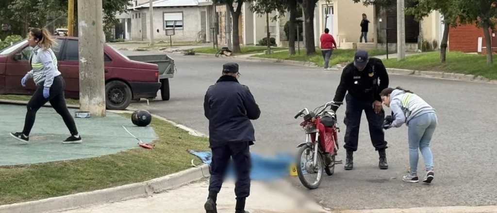 Muri&oacute; un mendocino por un fuerte accidente de moto en La Pampa