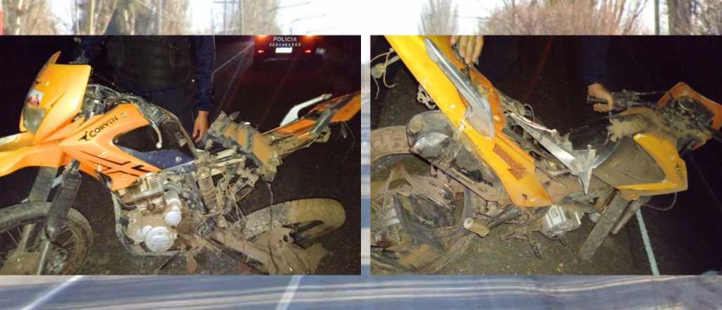 El conductor de una moto murió luego de chocar con un auto en Lavalle