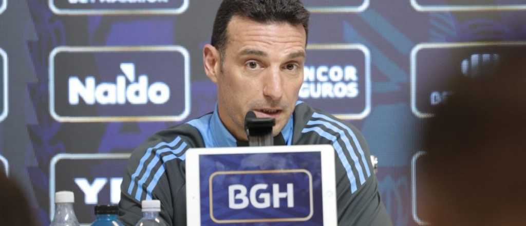 Scaloni no confirmó el equipo, pero dio algunas señales