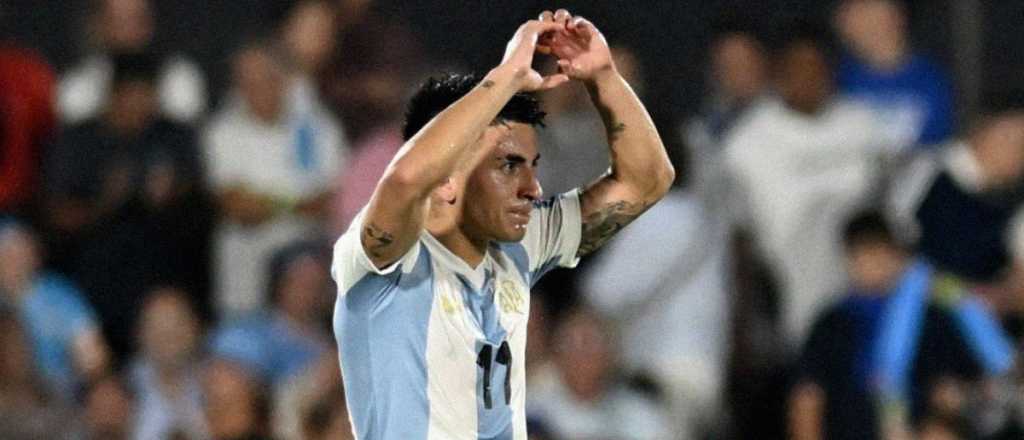 Video: el golazo espectacular de Almada para el triunfo ante Uruguay