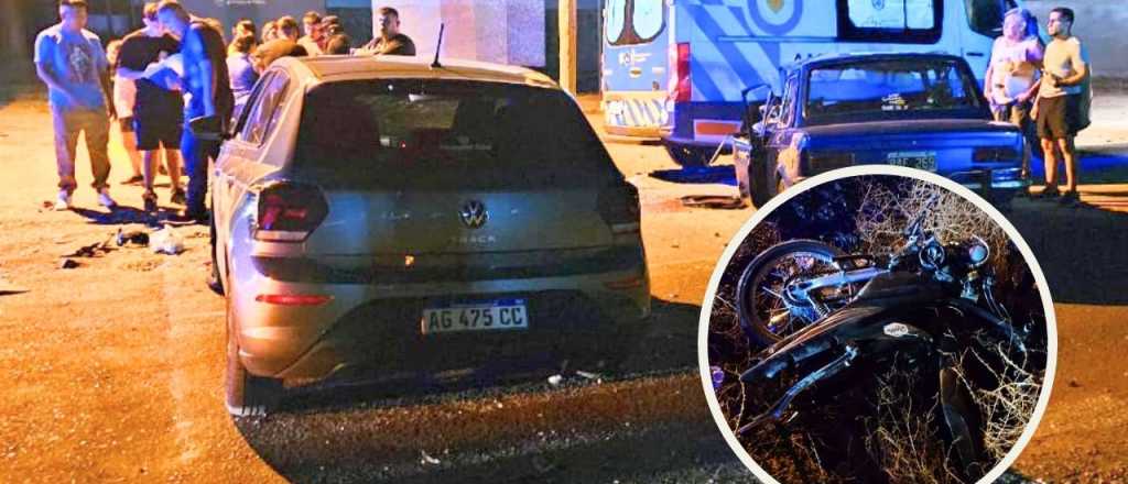 Un joven motociclista murió en un choque múltiple en Luján