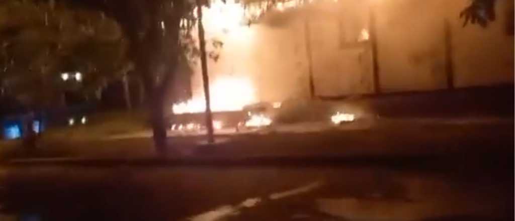 Incendio en Guaymallén: se salvó la familia pero murieron los perritos