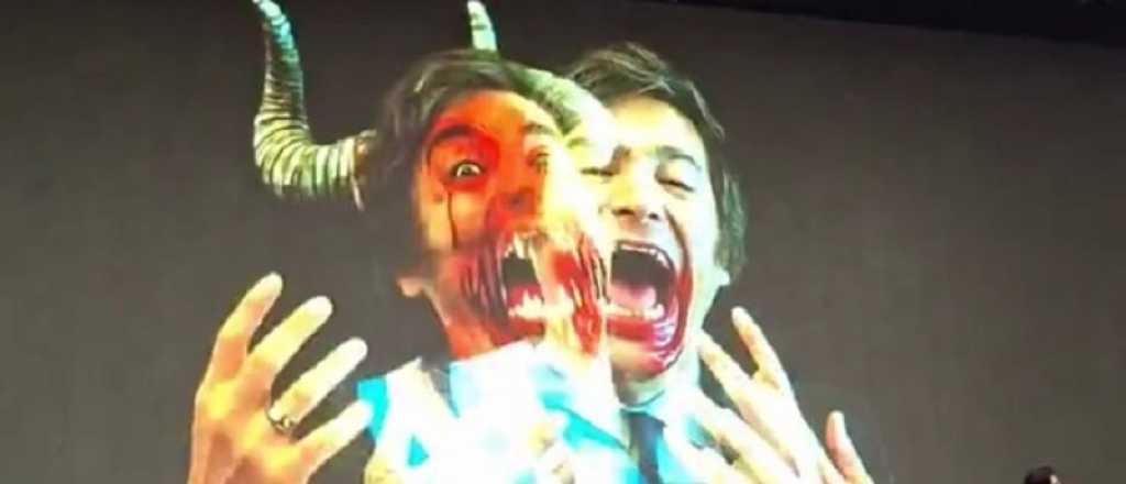 Pol&eacute;mica por im&aacute;genes de Milei como demonio en el Lollapalooza