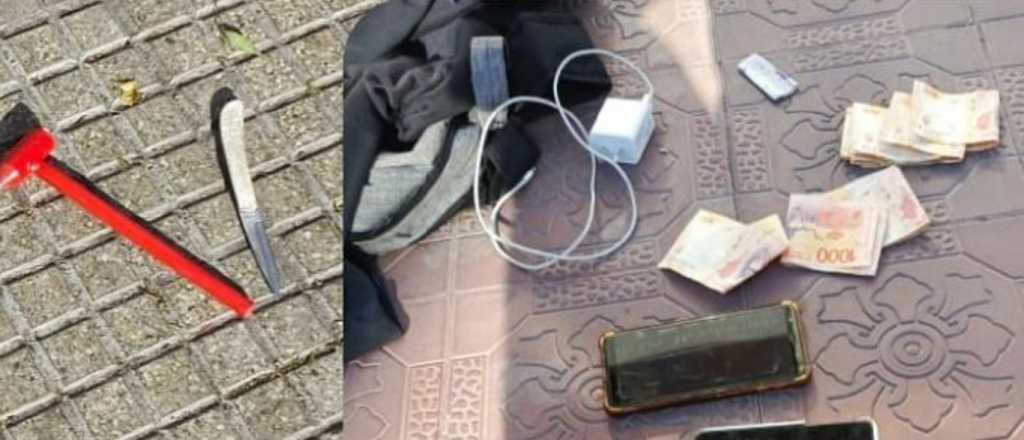 Cuatro menores detenidos con armas y drogas en el Gran Mendoza